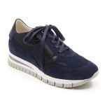 DL Sport Sneaker blauw nubuck/leder 5240